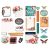 Matrica , Painted Floral / Prima Marketing Stickers (1 csomag)