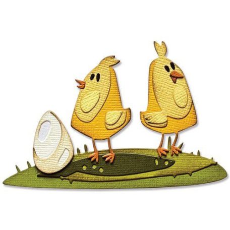 SIZZIX vágósablon, Papercut Chicks Colorize Tim Holtz/ Sizzix Thinlits Die Set (1 csomag)