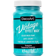   Vintage hatású dekor festék 236 ml - Turquoise - Americana Decor Vintage Effect Wash (1 db)