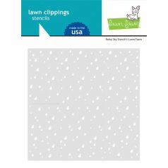 Stencil LF2816, Rainy Sky / Lawn Stencils (1 db)