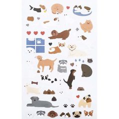 Matrica készlet Dogs Mini Stickers (1 ív)