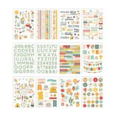 Matrica , Sticker Book / Simple Stories Full Bloom (12 ív)