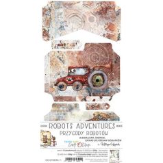   Junk Journal Set , Robots Adventures / Craft O'Clock Mixed Media (1 csomag)