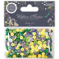   Díszítőelem - flitter , Sequins / Craft Consortium Wildflower Meadow (1 csomag)