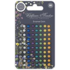   Díszítőelem , Enamel Dots / Craft Consortium Wildflower Meadow (1 csomag)