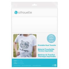   Nyomtatható transzferpapír világos textíliára A4, Printable Heat Transfer / Silhouette materials (5 ív)