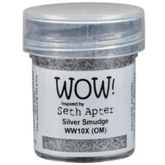   Domborítópor - Silver Smudge Mixed Media Emb.Powder/ WoW! Embossing Powder (1 db)