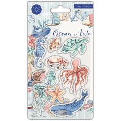   Szilikonbélyegző , Clear Stamps Sea Life/ Craft Consortium Ocean Tale (1 csomag)