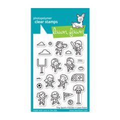   Szilikonbélyegző LF2865, Tiny Sports Friends / Lawn Fawn Clear Stamps (1 csomag)