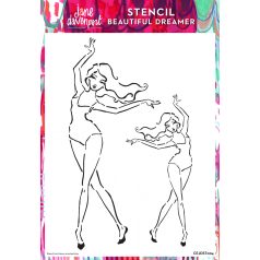   Stencil A4, Beautiful Dreamer / Jane Davenport Stencil (1 db)