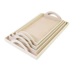   Tálca készlet , MDF Trays Set / Re-Design with Prima Home Décor  (4 db)