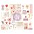 Chipboard , Strawberry Milkshake / Prima Marketing Chipboard Stickers  (1 csomag)