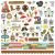 Matrica 12" (30 cm), Cardstock Stickers / Simple Stories Say Cheese Frontier At The Park (1 ív)