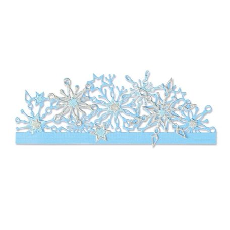 SIZZIX vágósablon, Snowflake Edge / Sizzix Thinlits Die Set (1 csomag)