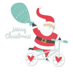   SIZZIX vágósablon, Santa's Bike / Sizzix Thinlits Die Set (1 csomag)