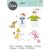 SIZZIX vágósablon, Snow Family / Sizzix Thinlits Die Set (1 csomag)