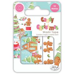   Dekorációs ragasztószalag , Washi Tape / Craft Consortium Candy Christmas (2 db)