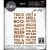 SIZZIX vágósablon, Bold Text Halloween Tim Holtz/ Sizzix Thinlits Die Set (1 csomag)