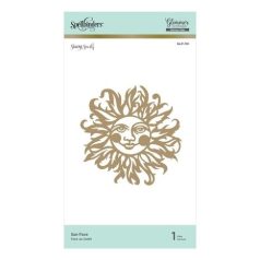 Klisé , Sun Face / Spellbinders Hot Foil Plate (1 db)