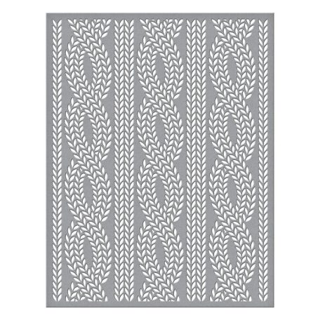 Spellbinders Stencil A4 Cable Knit (1 db)